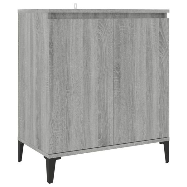 vidaXL Buffet Sonoma gris 60x35x70 cm Bois d'ing&eacute;nierie