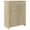 vidaXL Armoire de salle de bain Ch&ecirc;ne sonoma 60x33x80 cm Agglom&eacute;r&eacute;