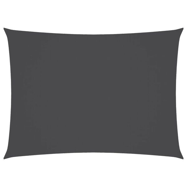 vidaXL Voile de parasol tissu oxford rectangulaire 2,5x4,5m anthracite