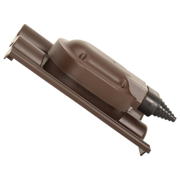 vidaXL Travers&eacute;e solaire pour la tuile de toit Frankfurt Marron