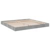 vidaXL Cadre de lit sans matelas gris b&eacute;ton 180x200 cm