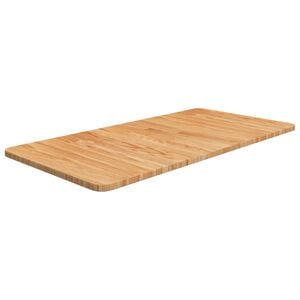 vidaXL Comptoir de salle de bain Marron clair 80x40x1,5 cm Bois trait&eacute;