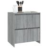 vidaXL Buffets 2 pcs Sonoma gris 70x41x75 cm Bois d'ing&eacute;nierie