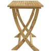 vidaXL Table pliable de jardin 110x55x75 cm bois d'acacia solide