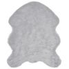 vidaXL Tapis en fausse Tafalla Gris 50 x 80 cm Polyester