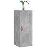 vidaXL Armoire murale gris b&eacute;ton 34,5x34x90 cm bois d'ing&eacute;nierie