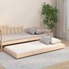 vidaXL Cadre de lit sans matelas 90x190 cm bois de pin massif