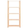vidaXL Étagères de rangement à 5 niveaux 5 pcs 80x38x170 cm Pin 250 kg