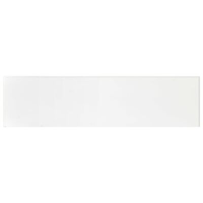vidaXL Table console blanc 110 x 30 x 76 cm bois d'ingénierie