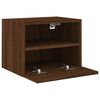 vidaXL Meubles TV muraux 2 pcs ch&ecirc;ne marron 40x30x30cm bois ing&eacute;nierie