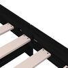 vidaXL Lit empilable sans matelas noir 100x200 cm bois massif de pin