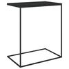 vidaXL Table d'appoint Noir 55x35x66 cm Bois d'ing&eacute;nierie