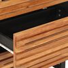 vidaXL Buffets 2 pcs 60x34x75 cm bois d'acacia massif