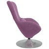 vidaXL Fauteuil œuf Violet 63 x 73 x 90 cm Velours