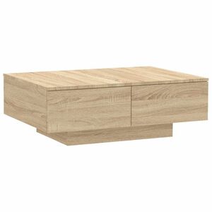 vidaXL Table basse ch&ecirc;ne sonoma 90x60x31 cm bois d'ing&eacute;nierie