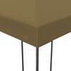 vidaXL Chapiteau 3x4 m Taupe 180 g/m²