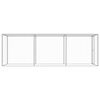 vidaXL Cage pour chat 4,5x1,5x1,5 m Acier galvanis&eacute;