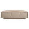 vidaXL Coussin Taupe 60 x 60 x 12 cm Tissu Oxford