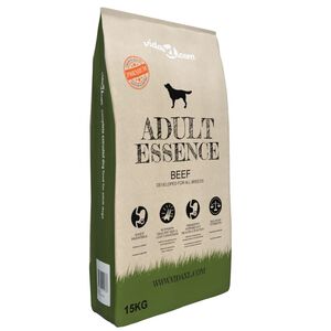 vidaXL Nourriture s&egrave;che pour chiens Adult Essence Beef 15 kg