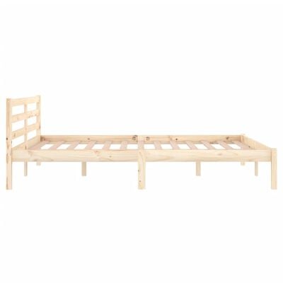 vidaXL Cadre de lit sans matelas bois massif de pin 140x200 cm