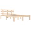 vidaXL Cadre de lit sans matelas bois massif 180x200 cm