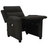 vidaXL Fauteuil de massage Noir Tissu