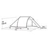 Easy Camp Tente tunnel Vega 300 Compact 3 personnes vert