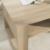 vidaXL Table basse Ch&ecirc;ne Sonoma 92 x 53 x 45 cm Bois d'ing&eacute;nierie