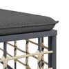 vidaXL Salon de jardin 8 pcs avec coussins anthracite résine tressée