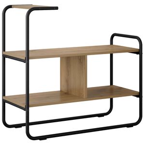 vidaXL Table console Ch&ecirc;ne artisanal 80 x 35 x 75 cm Bois d'ing&eacute;nierie