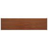 vidaXL Appui de fen&ecirc;tre Bois marron 60 x 25 x 4,5 cm PVC