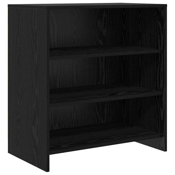 vidaXL Buffet Noir 70 x 41 x 75 cm Bois d'ing&eacute;nierie