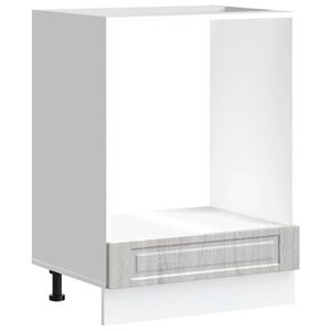 vidaXL Armoire &agrave; four Porto sonoma gris bois d'ing&eacute;nierie