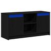 vidaXL Unites TV 100 x 34 x 50 cm Noir Bois d'ing&eacute;nierie