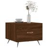 vidaXL Tables basses 2 pcs ch&ecirc;ne marron 50x50x40 cm bois d'ing&eacute;nierie