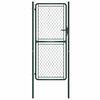 vidaXL Portail de jardin en acier vert 100 x 175 cm