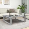 vidaXL Table basse Sonoma gris 100x100x35 cm Bois d'ing&eacute;nierie