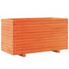 vidaXL Jardini&egrave;re cire marron 90x40x49,5 cm bois de pin massif