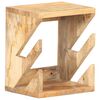 vidaXL Support mural de planche &agrave; roulettes 25x20x30 cm Bois manguier