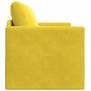 vidaXL Canap&eacute;-Lit 110cm Jaune tournesol Velours