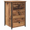 vidaXL Cabinet de chevet Marron 40 x 36 x 60 cm Bois Recycl&eacute; Solide