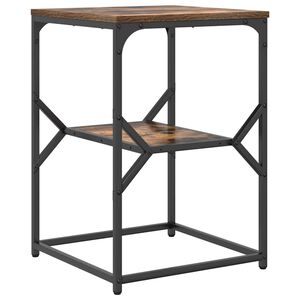vidaXL Table d'appoint Ch&ecirc;ne fum&eacute; 41 x 40 x 60 cm