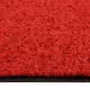 vidaXL Paillasson lavable Rouge 90x120 cm