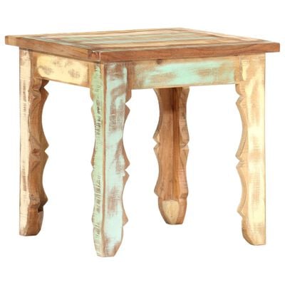 vidaXL Table basse 40x40x40 cm Bois de récupération solide