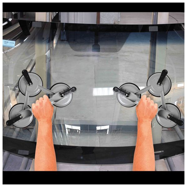 ProPlus Appareil de levage à vide avec 3 ventouses Aluminium