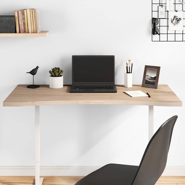 vidaXL Dessus de bureau 100x50x2,5 cm bois massif de pin