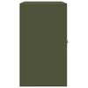 vidaXL Armoire de rangement Vert olive 80 x 40 x 70 cm Acier