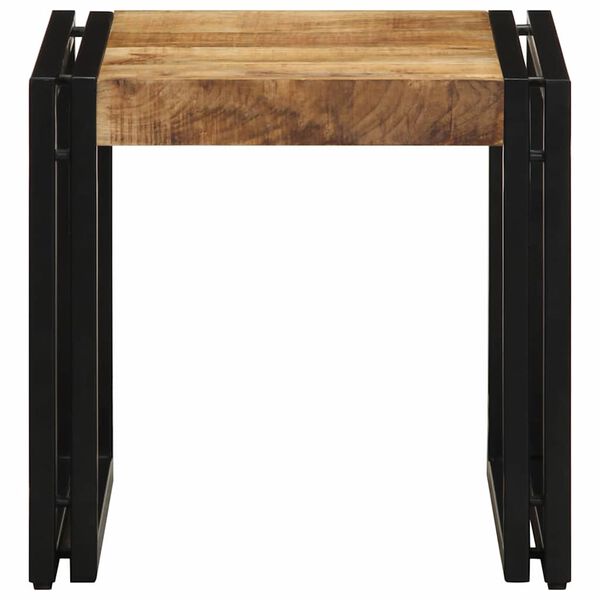 vidaXL Table basse Marron 40 x 40 x 38 cm Bois de mangue massif