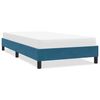 vidaXL Cadre de lit sans matelas bleu foncé 80x220 cm velours