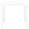 vidaXL Table de jardin Blanc 78x78x72 cm Plastique